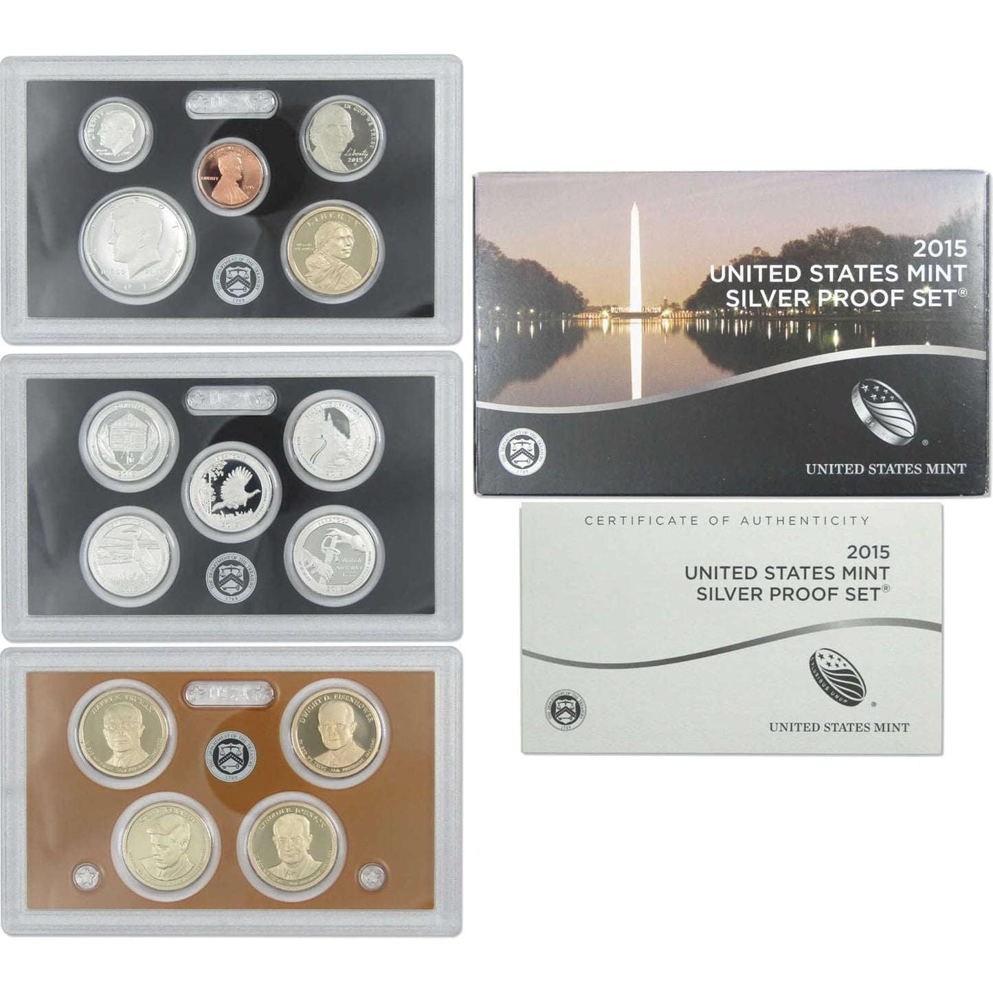 2015 Silver Proof Set U.S. Mint by Profile Coins & Collectibles