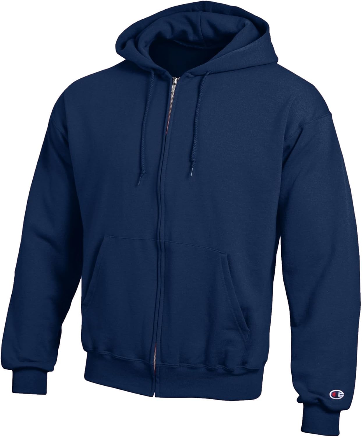 Champion Adult 50/50 Full-Zip Hoodie, Ash - Ultimate Comfort