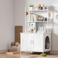 Cozy Castle Litter Box Enclosure - Spacious Hidden Cat Washroom
