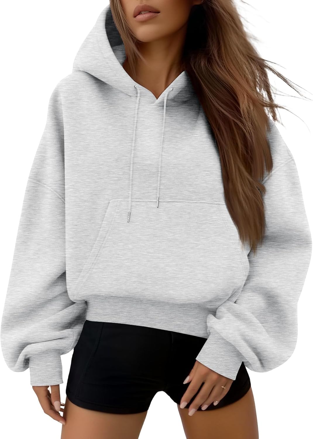 Trendy Queen Womens Cute Cropped Hoodies for Fall Fashion