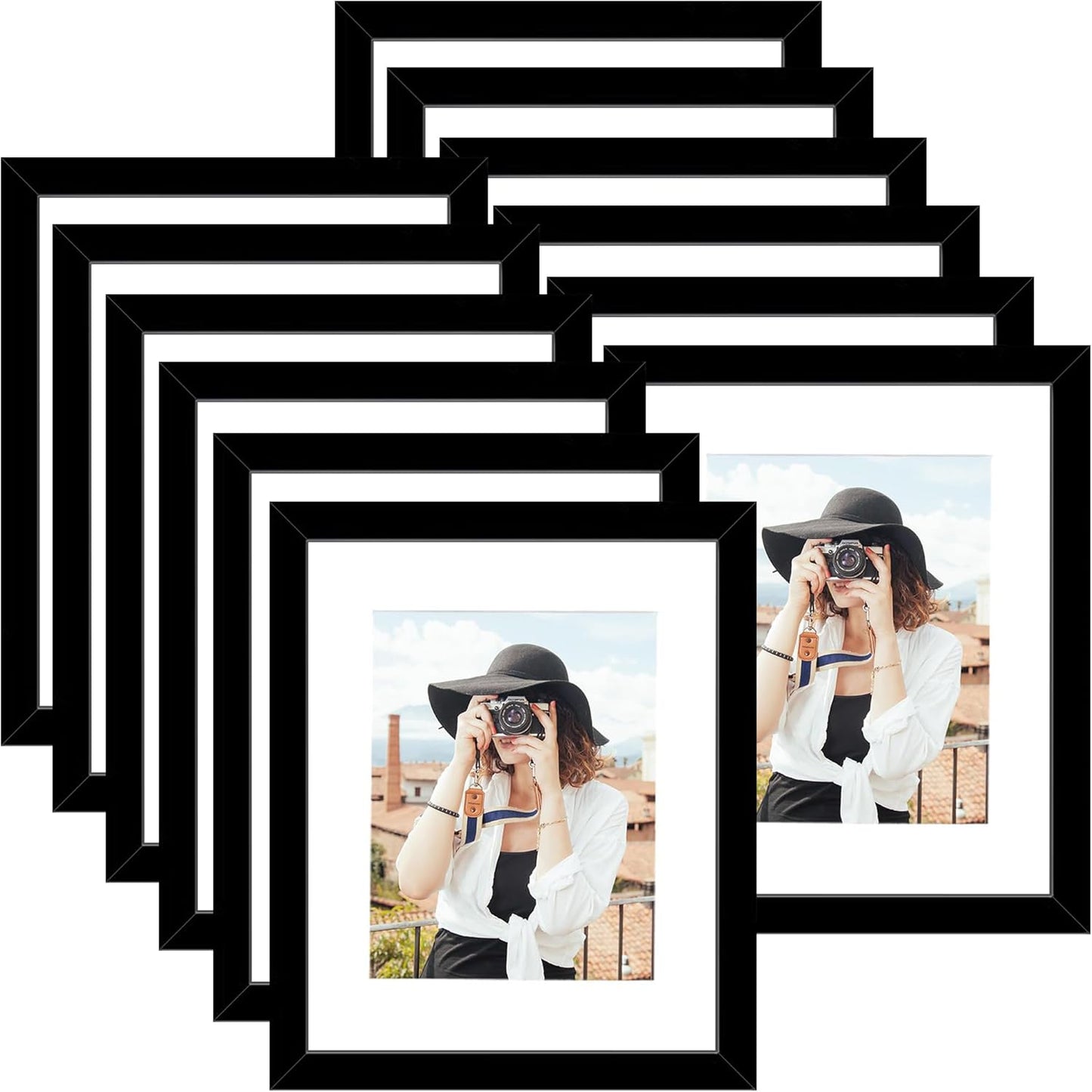 Picrit 12x16 Picture Frame Set of 12 for Wall Mounting Display