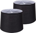 Drum Lampshades Set of 2 - Stylish Medium Fabric Shades