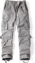 Women's Cargo Pants Ripstop Cotton Camo - 8 Pockets, Work Ready