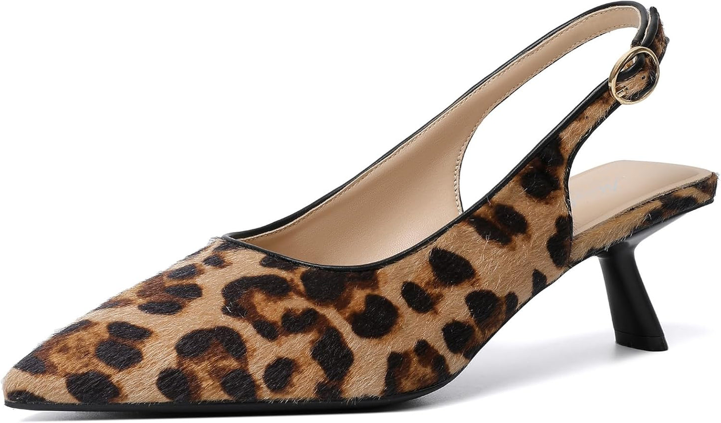 Mostrin Kitten Heels for Women: Stylish Pointed Toe Pumps