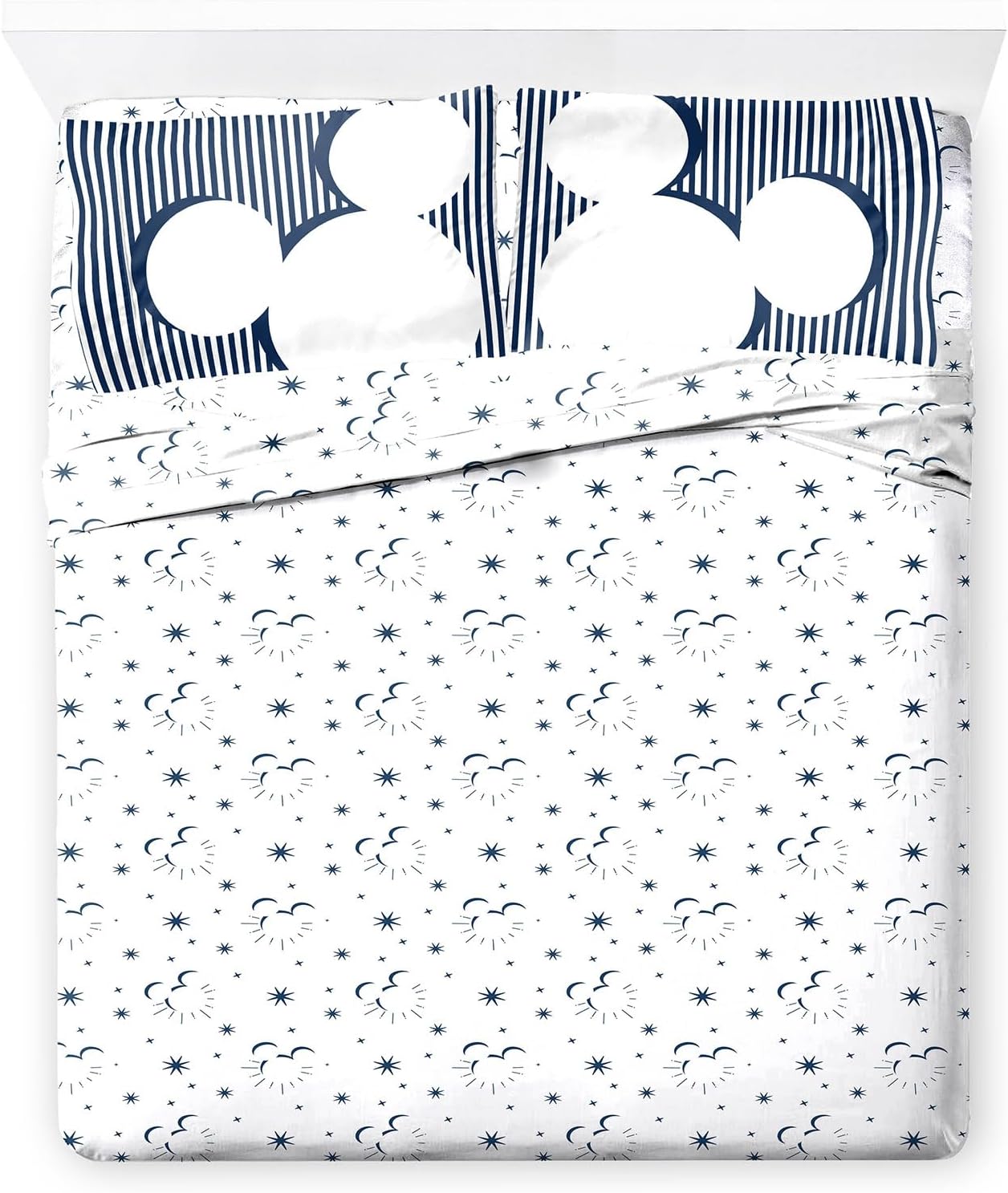 Mickey Mouse Kids Sheet Set - Ultra-Soft Bedding for Comfort