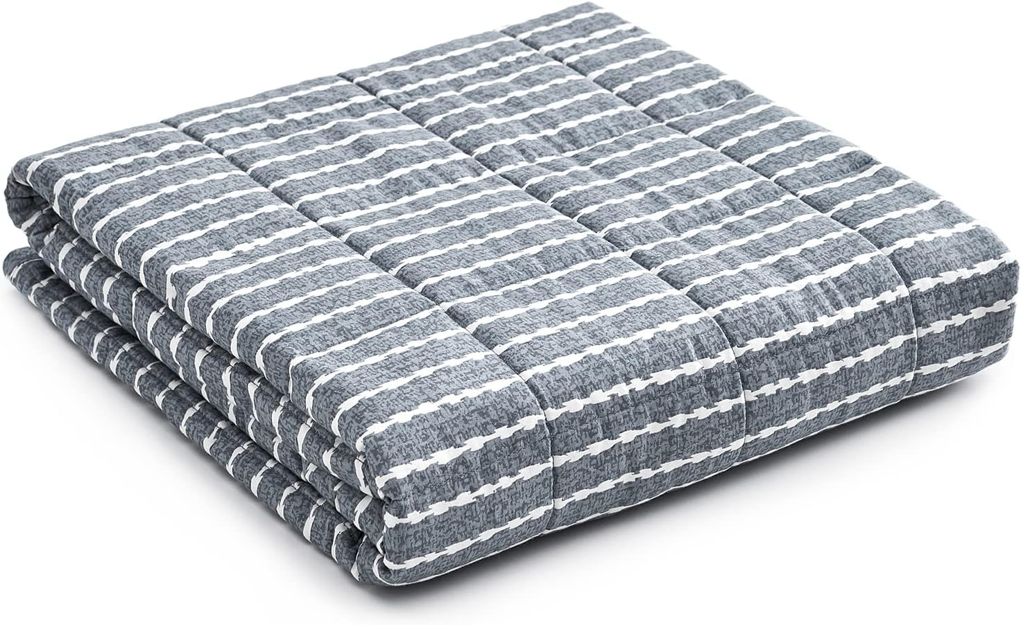 YnM Weighted Blanket for Two, 100 Percent Cotton, 25lbs