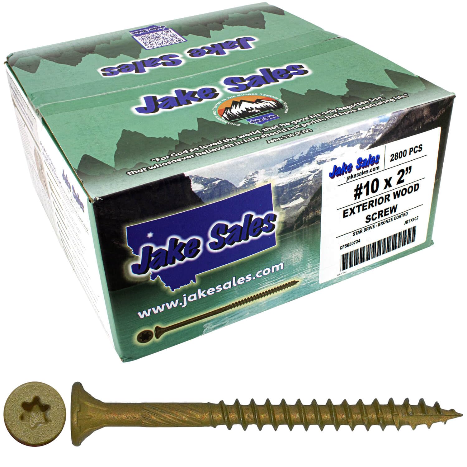 Jake Sales #10 x 2 Bronze Coated Multipurpose Wood Screws Review