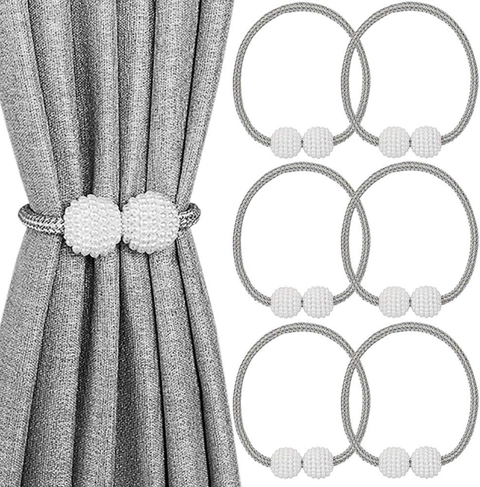 Melaluxe Magnetic Curtain Tiebacks - Stylish Window Decor