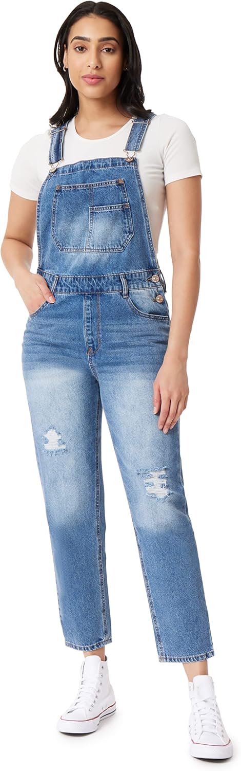 WallFlower Women's Overalls for Juniors - Comfy and Stylish