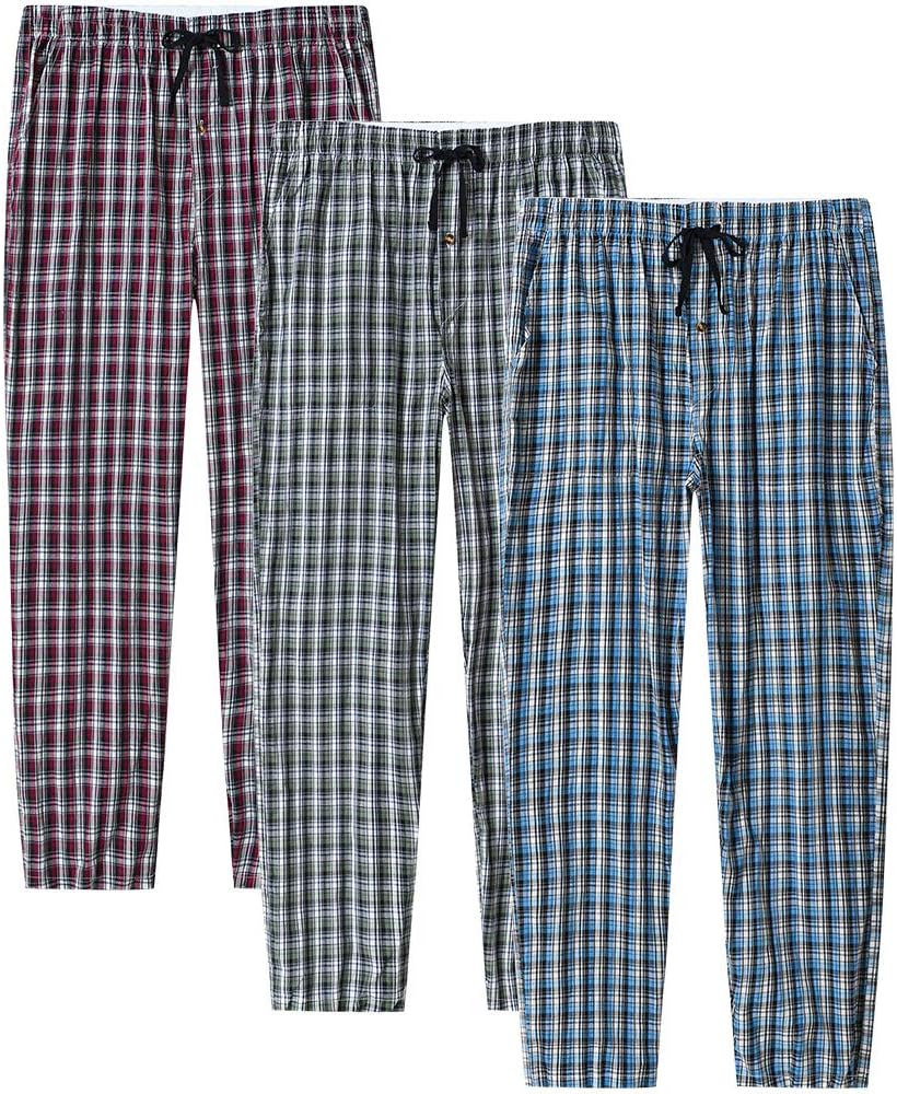 MoFiz Men's Pajama Pants Ultra Lightweight Sleepwear Bottoms