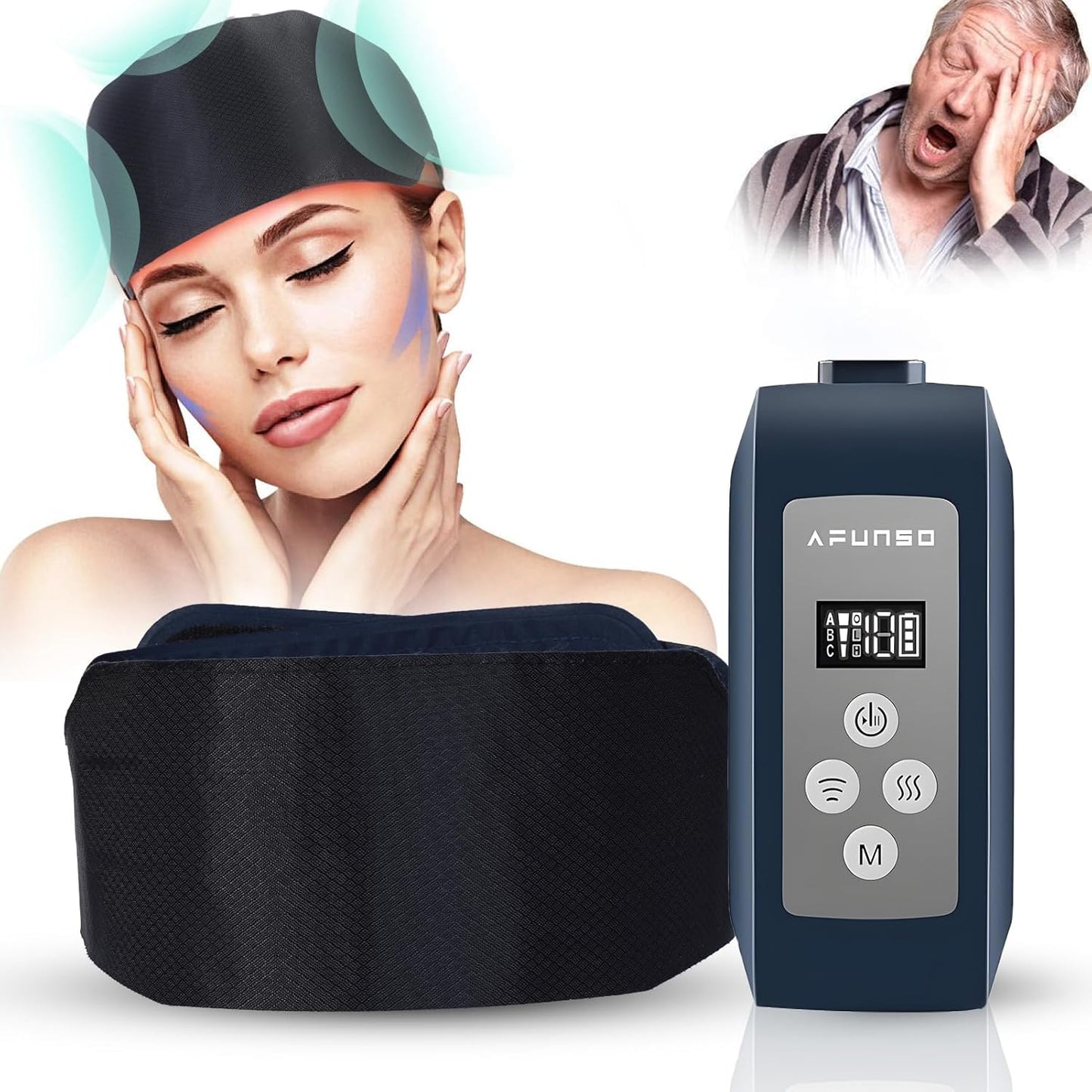 MEXITOP Electric Head Massager - Deep Relaxation on-the-go