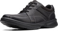 Clarks Mens Sneaker Bradely Walk - Comfortable Leather Oxford