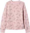 GAP Girls Bow Print Logo Sweatshirt - Cute & Cozy!