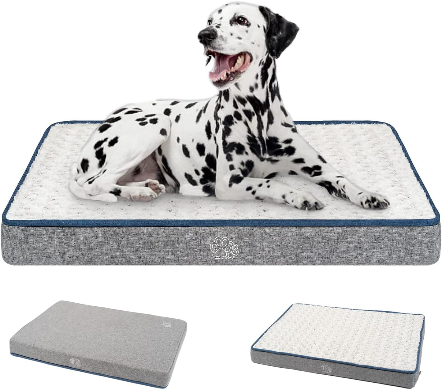 Reversible Cool and Warm Dog Bed for All Seasons Comfort