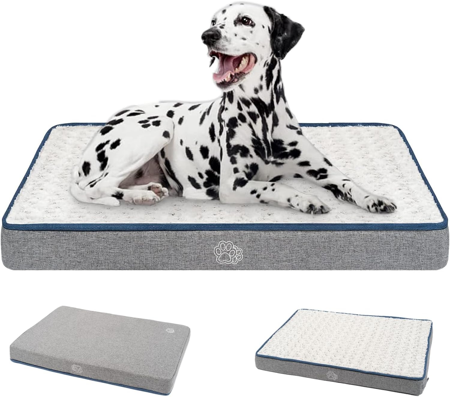 Reversible Cool and Warm Dog Bed for All Seasons Comfort