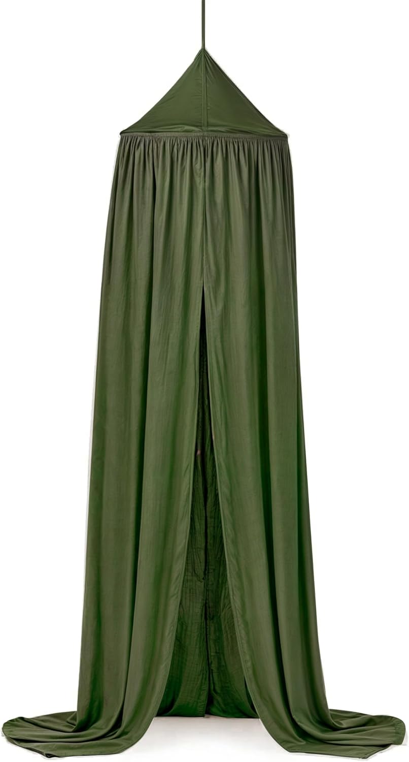 Princess Style Green Canopy for Kids' Dream Spaces