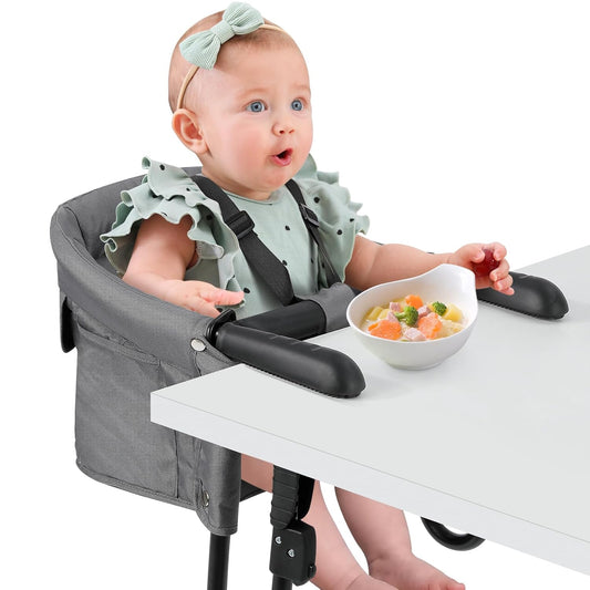 Ezebaby Secure Clip-On High Chair - Portable & Compact