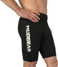 Compression Shorts Black 6-in Athletic Shorts - Secure Fit & Pockets