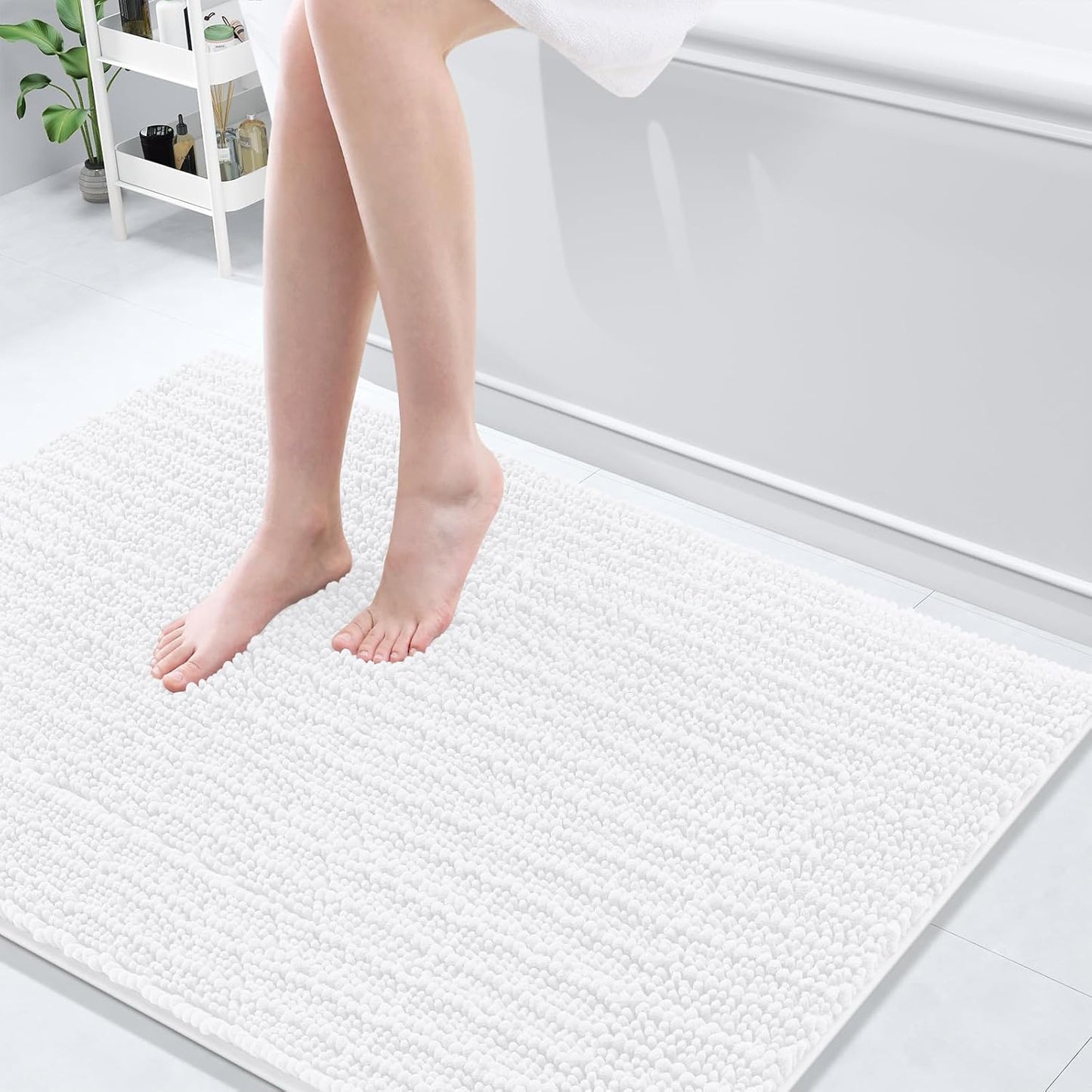 Arotive Luxury Chenille Bathroom Rug Mat for Ultimate Comfort