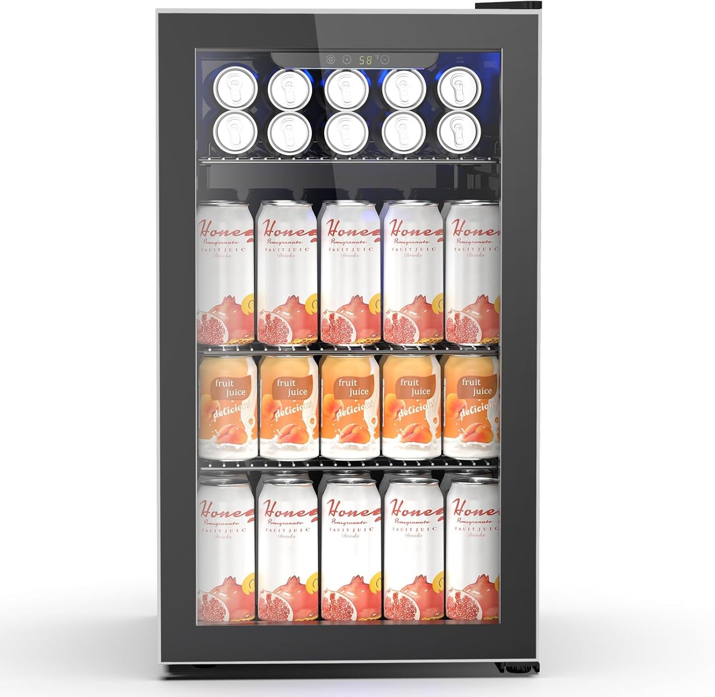 26 Bottle Wine Cooler with Glass Door for Perfect Wine Storage