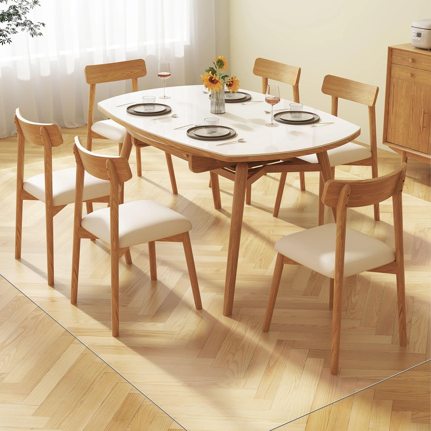 Clear Floor Mat for Home - Durable Non-Slip Plastic Rug