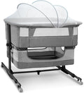 Baby Bassinet 3 in 1 Bedside Sleeper with Mattress and Mesh Sides