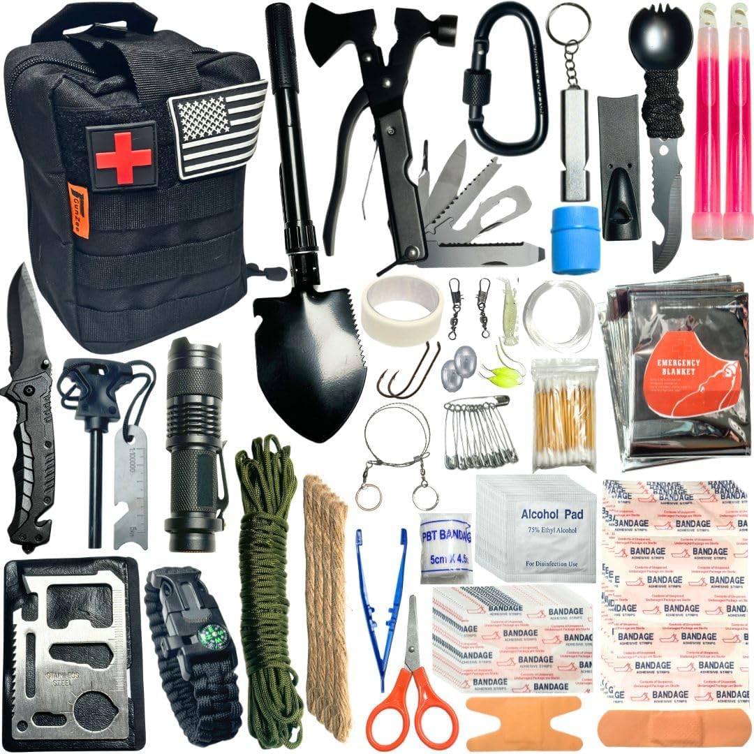 GunZee 175Pc Survival Kit - Ultimate Emergency Gear