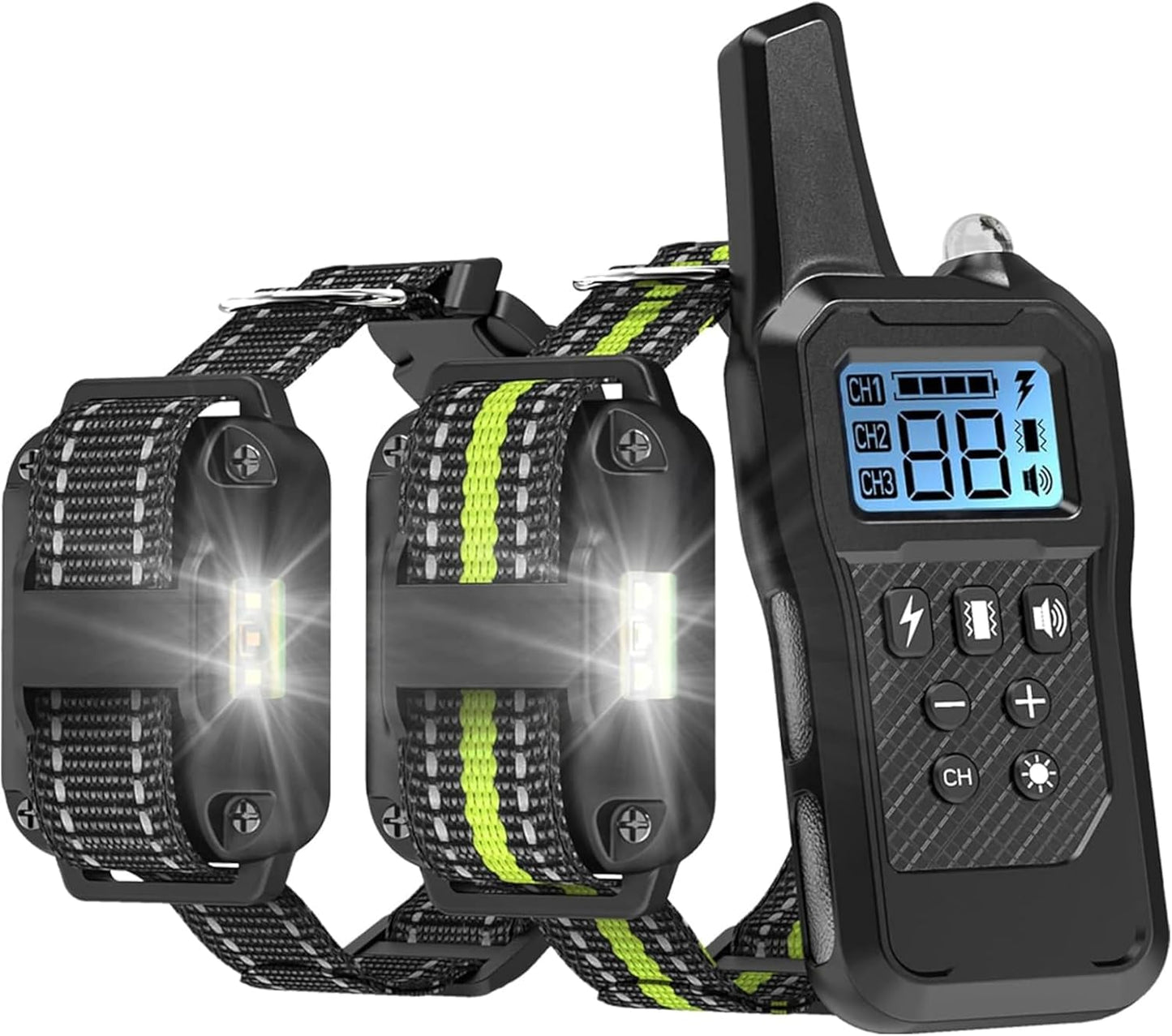 Dog Shock Collar 2 Pack for Effective Dog Training with Remote