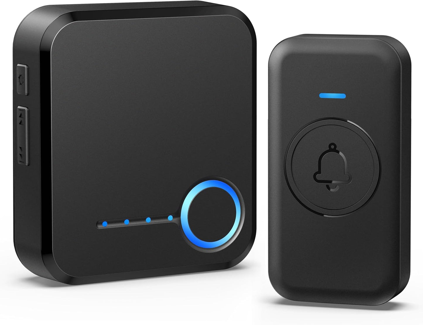 Wireless Waterproof Doorbell 60 Chimes LED Flash 1000ft Range - FOVKSUC