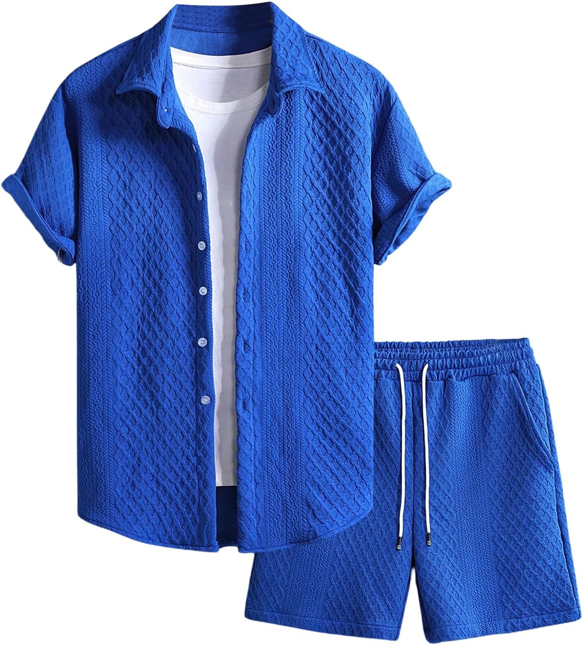 GORGLITTER Men's 2 Piece Outfits for Stylish Summer Days