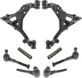 Front Steering & Suspension Kit Control Arm with Ball Joint Tie Rods