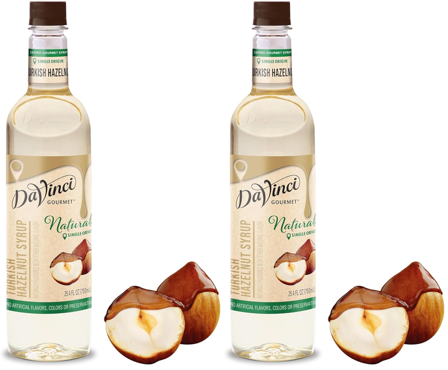 Turkish Hazelnut Syrup for Premium Beverages by DaVinci Gourmet