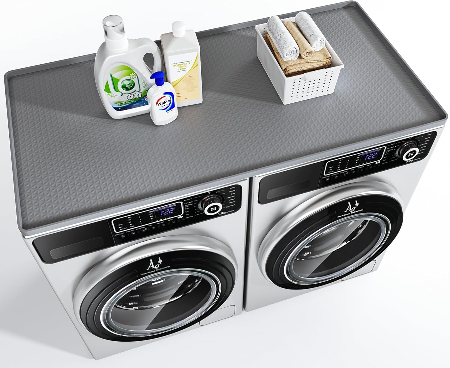 Large Washer Dryer Countertop Mat for Laundry Room Protection