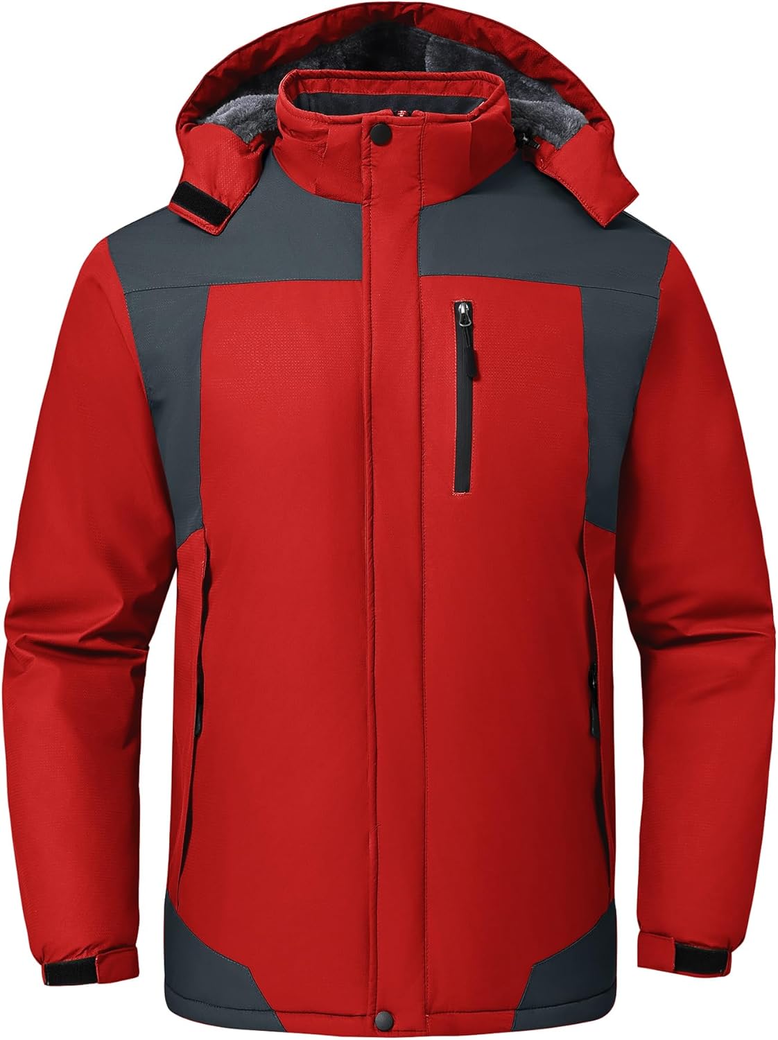 GAXIDES Men's Waterproof Ski Jacket - Windproof Performance