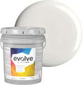 EVOLVE Paint & Primer Clover White 5-Gallon - One-Coat Low Sheen