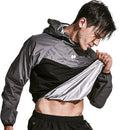 Sauna Suit for Men Gym Sweat Jacket and Pants - Boost Sweating Fast