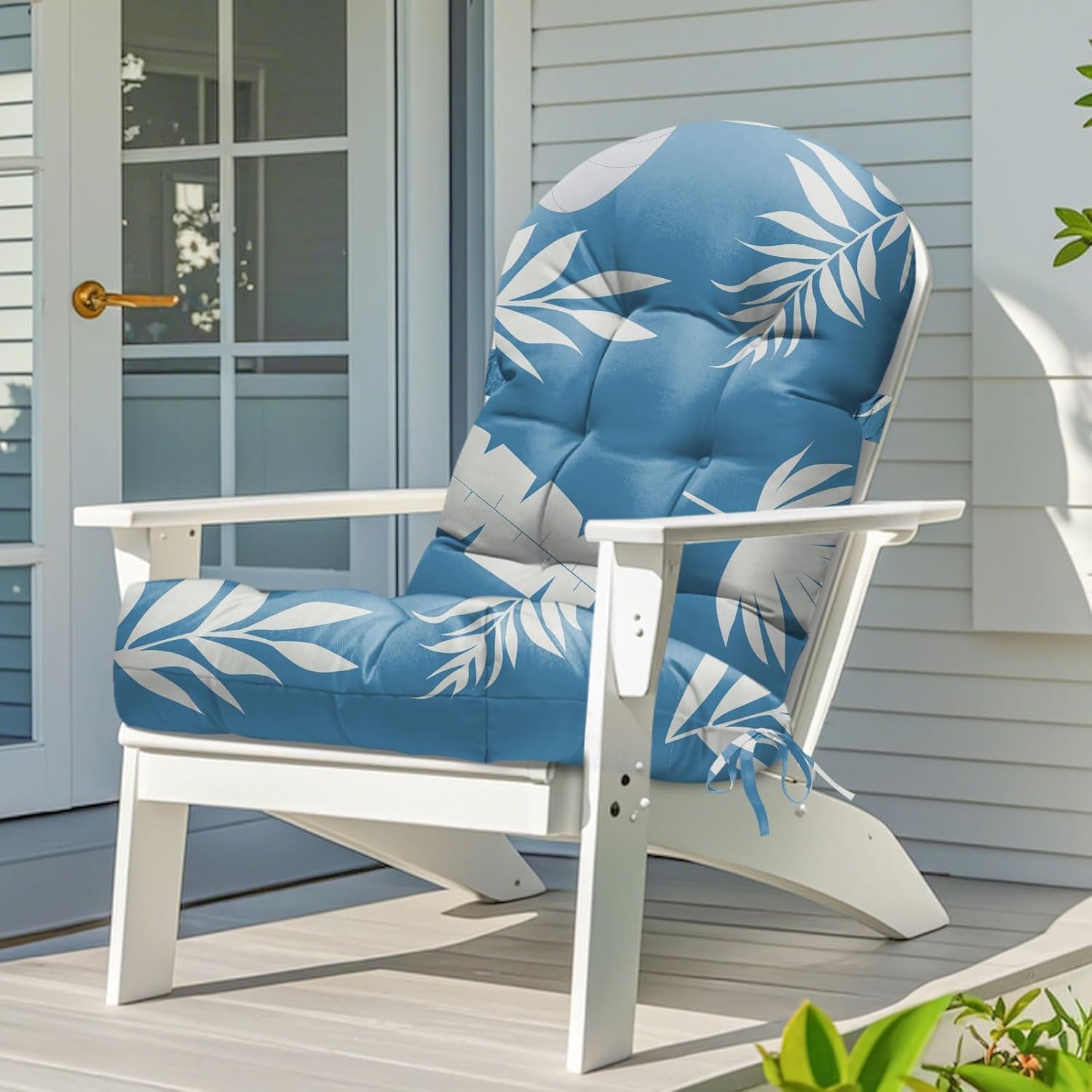 Adirondack Chair Cushion Waterproof for Indoor Outdoor Use