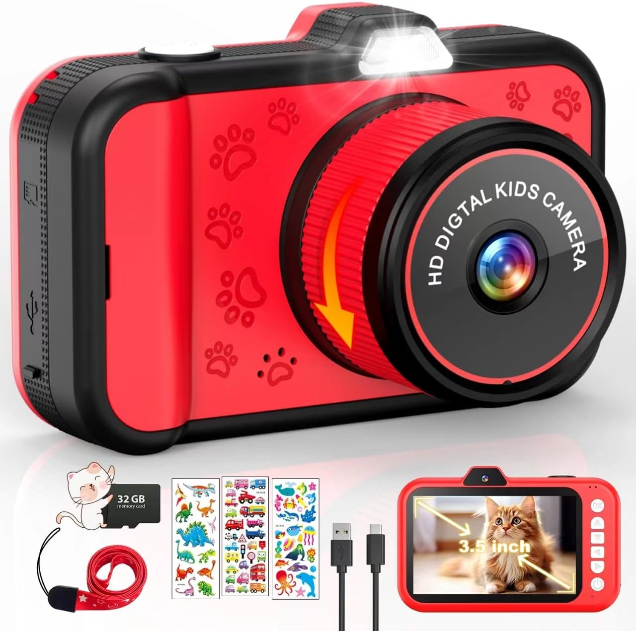 Kids Camera with 1080P Video and 48MP for Fun Adventures