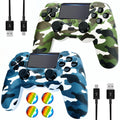 Dliaonew Wireless Controller for PS4 2-Pack - Dual Vibration & Motion