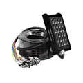 24-Channel XLR Low Profile Snake Cable 100 ft - Durable Stage Snake
