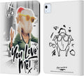 Friends TV Show You Love Me Doodle Art Leather Wallet Case for iPad