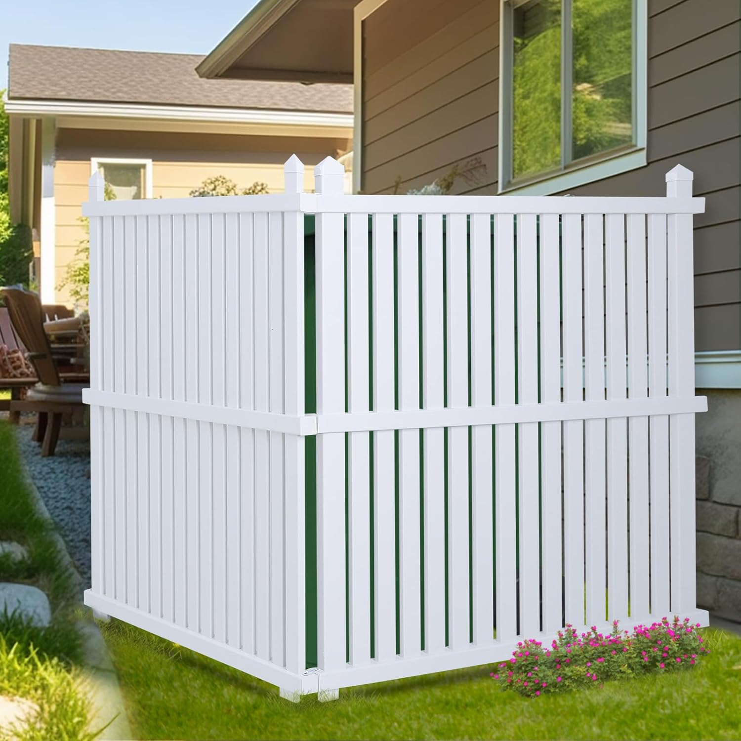 Vinyl Pool Fence Panels for Privacy & Style