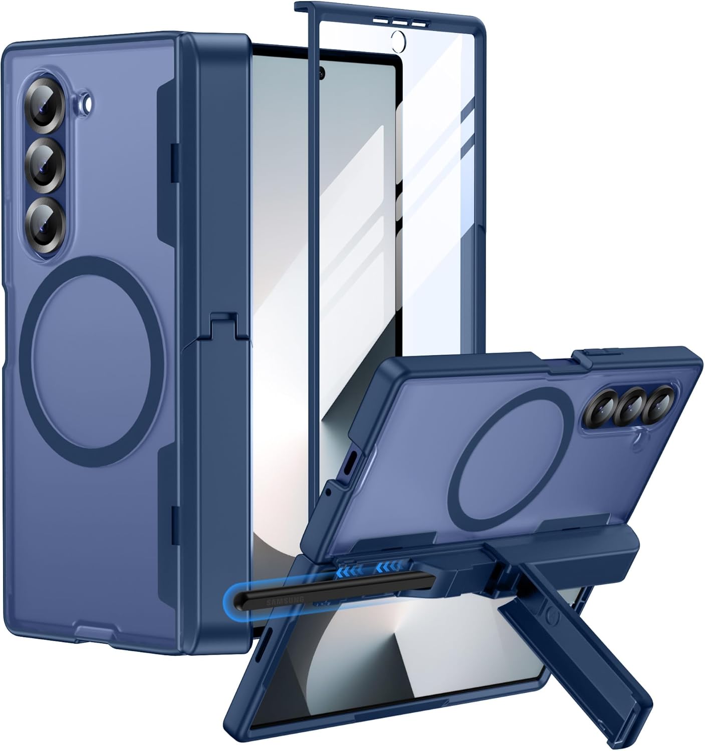 Samsung Galaxy Z Fold 6 Case with S Pen Holder and Protection