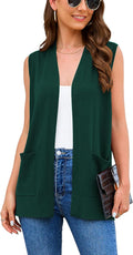 Warm Long Sleeve Cardigan for Women Featuring Convenient Pockets