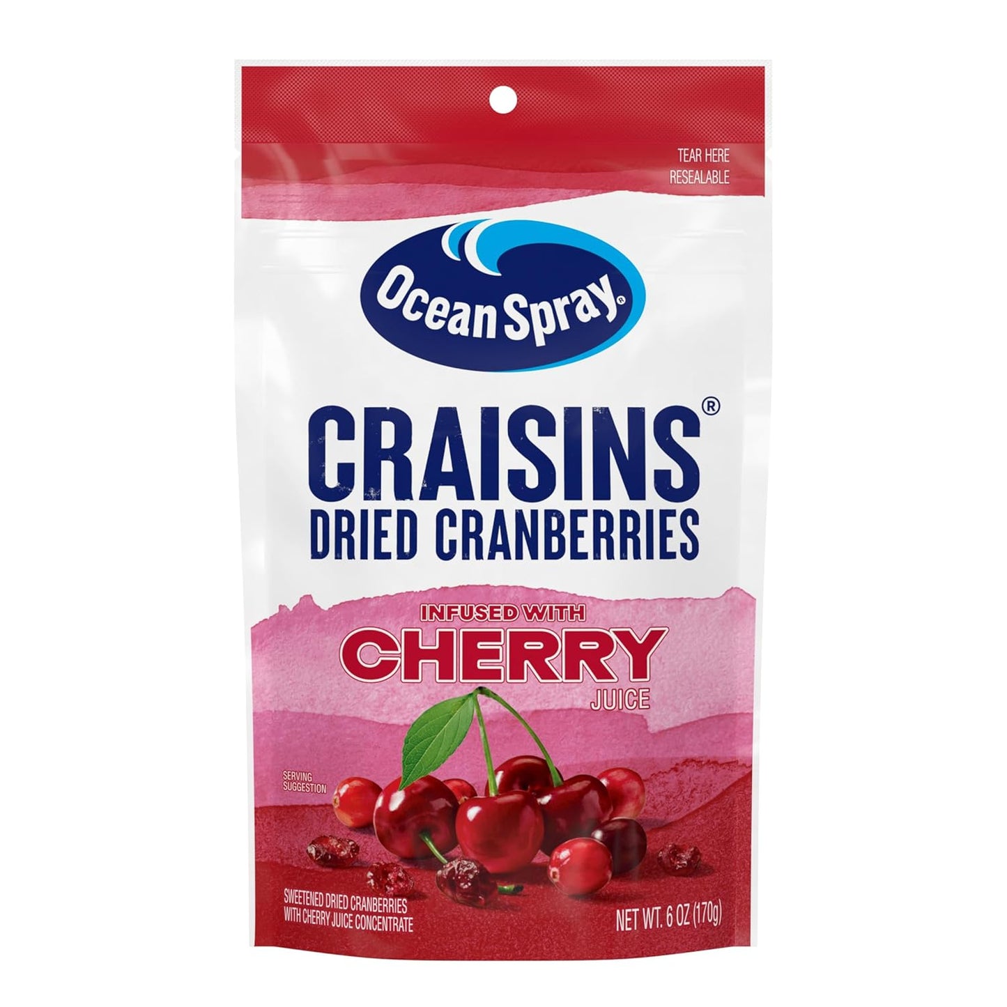 Ocean Spray Craisins Cherry Flavored Sweetened Dried Cranberries