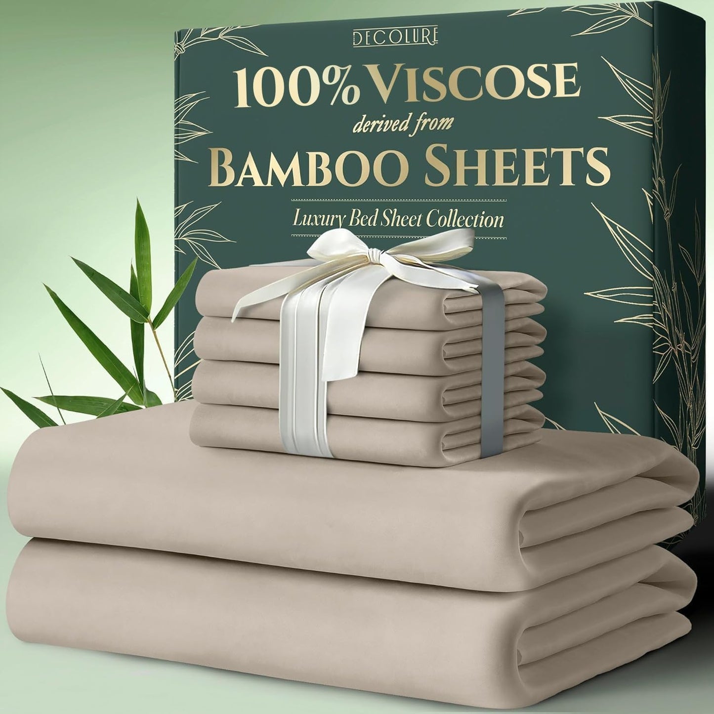 Viscose Derived from Bamboo Sheets Full Size - Ultra Soft Comfort