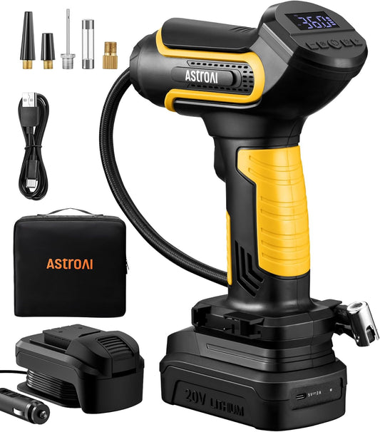 AstroAI Cordless Tire Inflator - Portable Power Boost