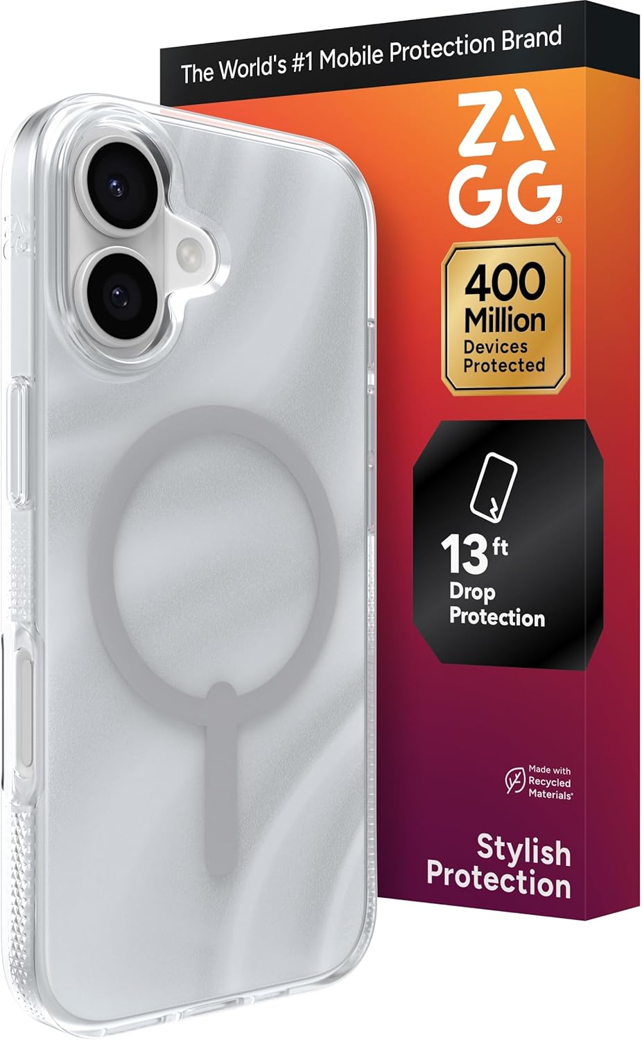 ZAGG Milan Snap Case for iPhone 17 - Glittery Protection