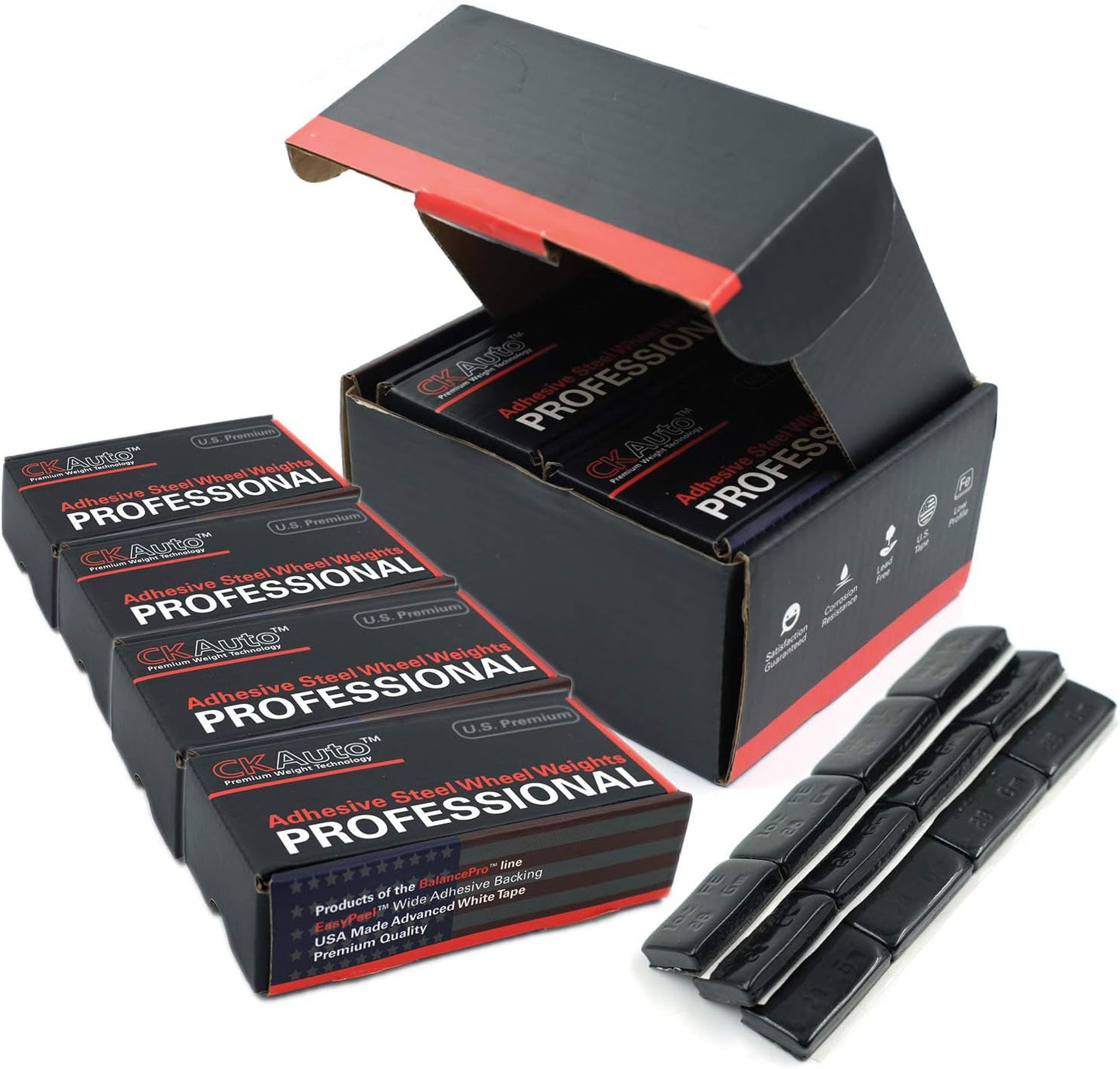 CKAuto Adhesive Stick on Wheel Weights for Precision Balancing