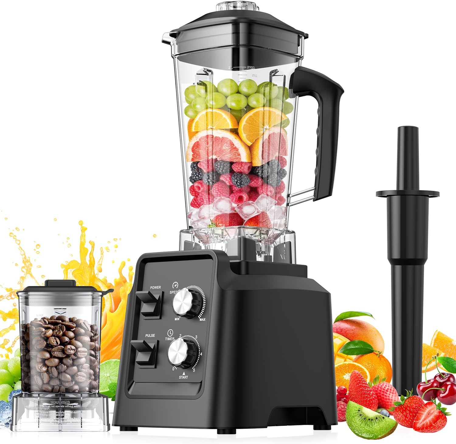 Ultra-Powerful Kitchen Blender & Grinder Combo for Smoothies